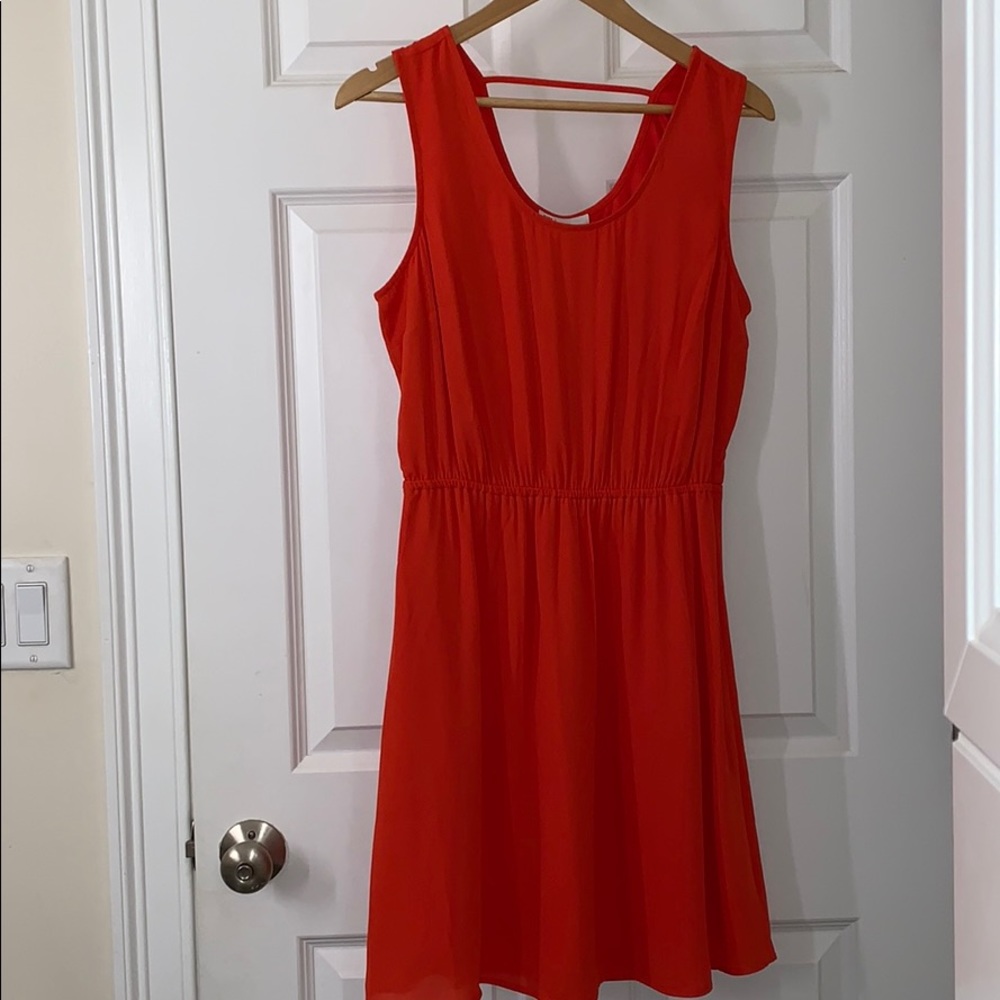NWT! Easy summer dress in vibrant orange